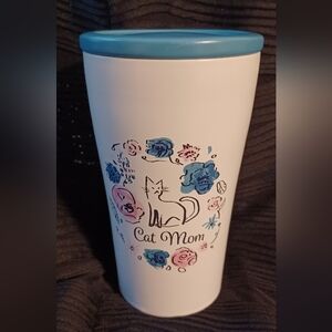 OPALHOUSE Cat Mom ceramic travel cup 12 oz (102324C)